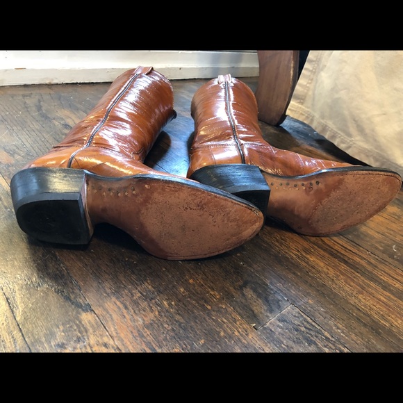 Women’s Authentic Laramie Eel Skin Tall Boot - Picture 4 of 5